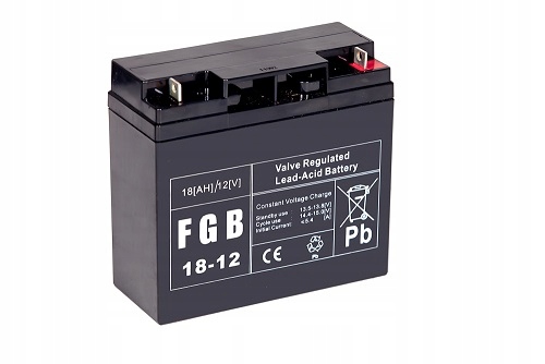 

Akumulator Agm bateria Fgb 12V 18Ah FGB18 -12