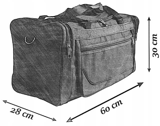 TORBA PODRÓŻNA TURYSTYCZNA WALIZKA BAGAŻ 50L Kolor wielokolorowy