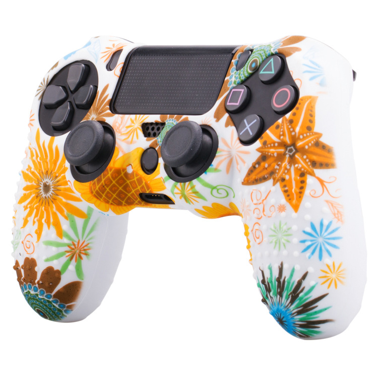 

Silikon na pad PS4 wielobarwny [kwiaty 1]