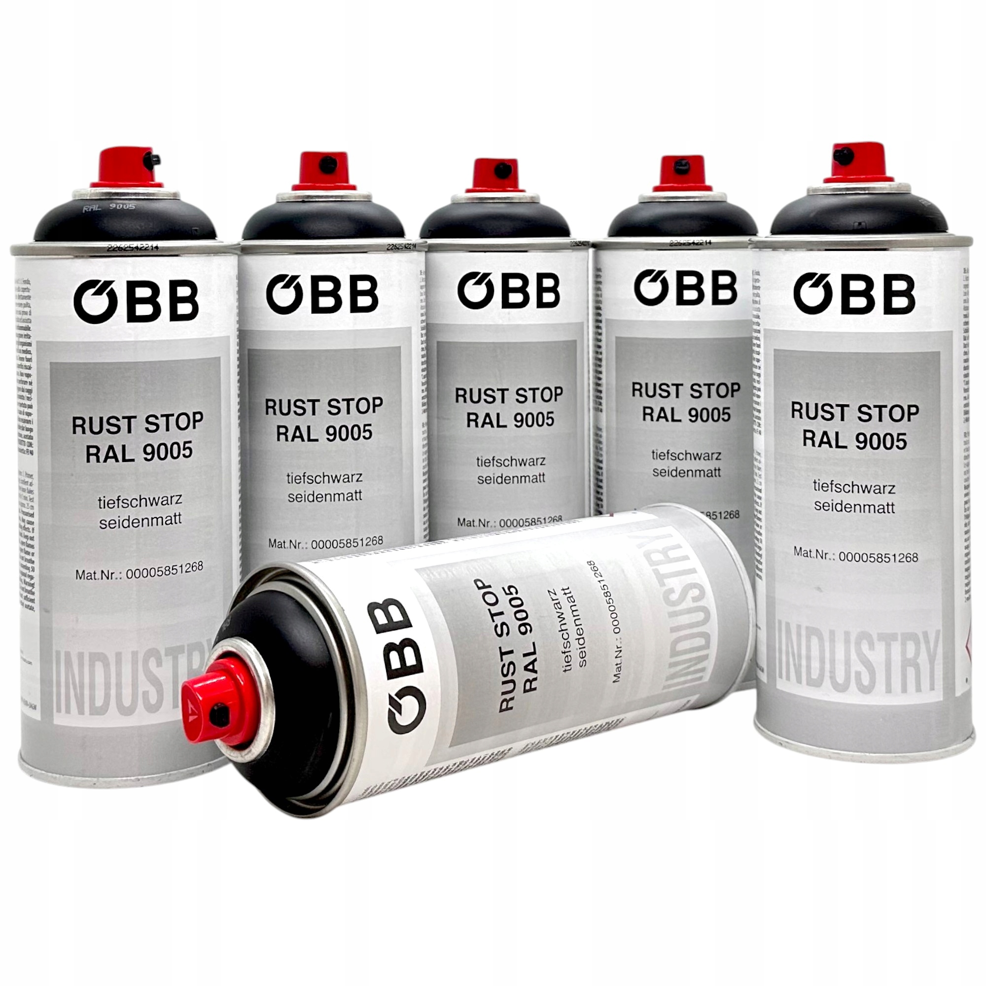 Lakier 4w1 Rust Stop Czarny Półmat 6x Spray 400ML bezpośrednio na rdzę