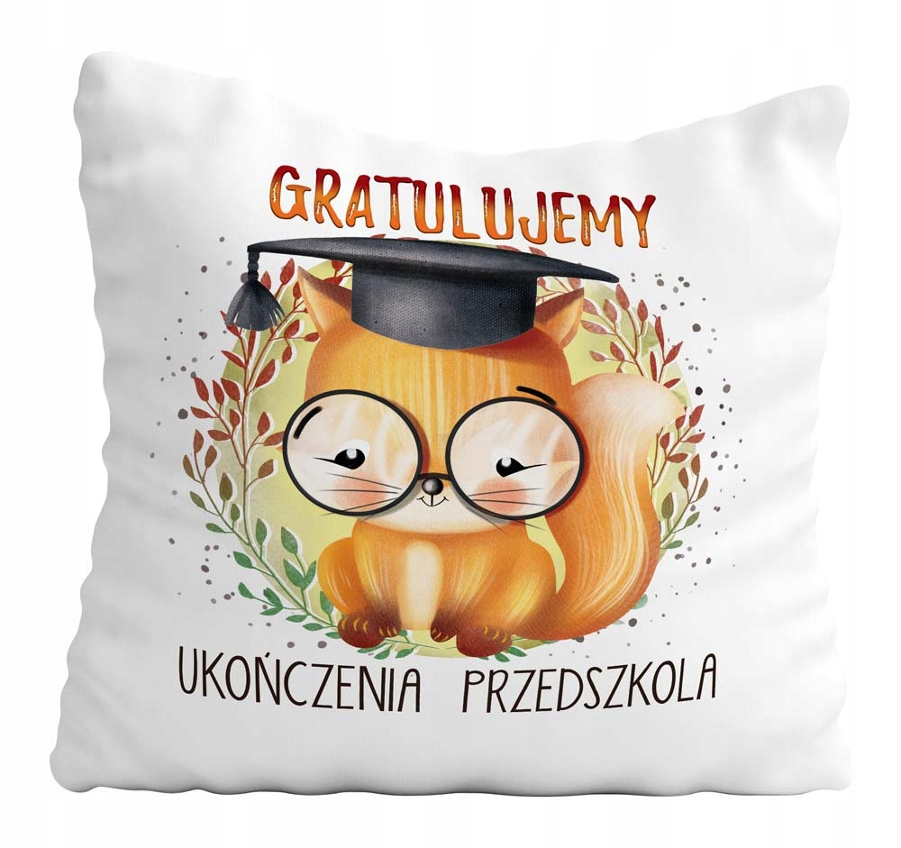 

Poduszka Zakończenie Przedszkola Lis Lisek