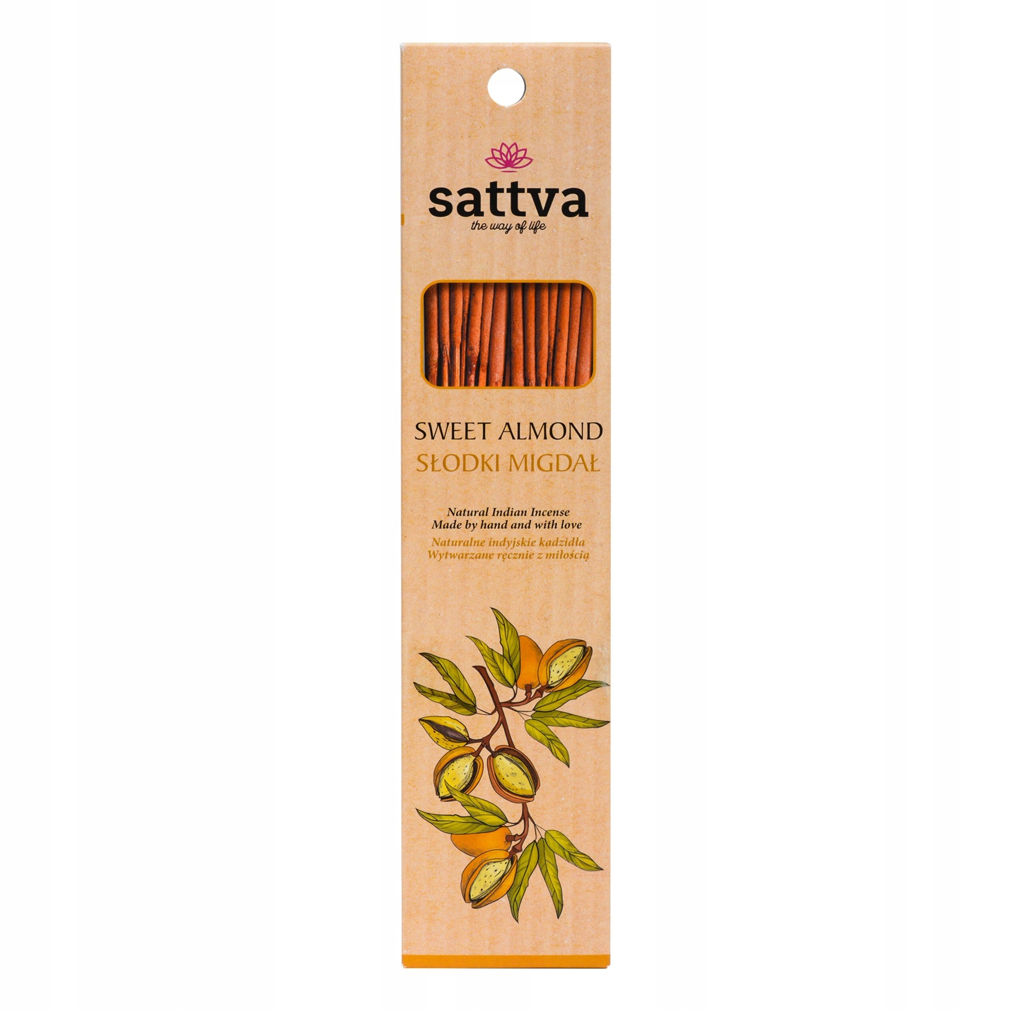 

Sattva Kadzidła Słodki Migdał Sweet Almond 30g