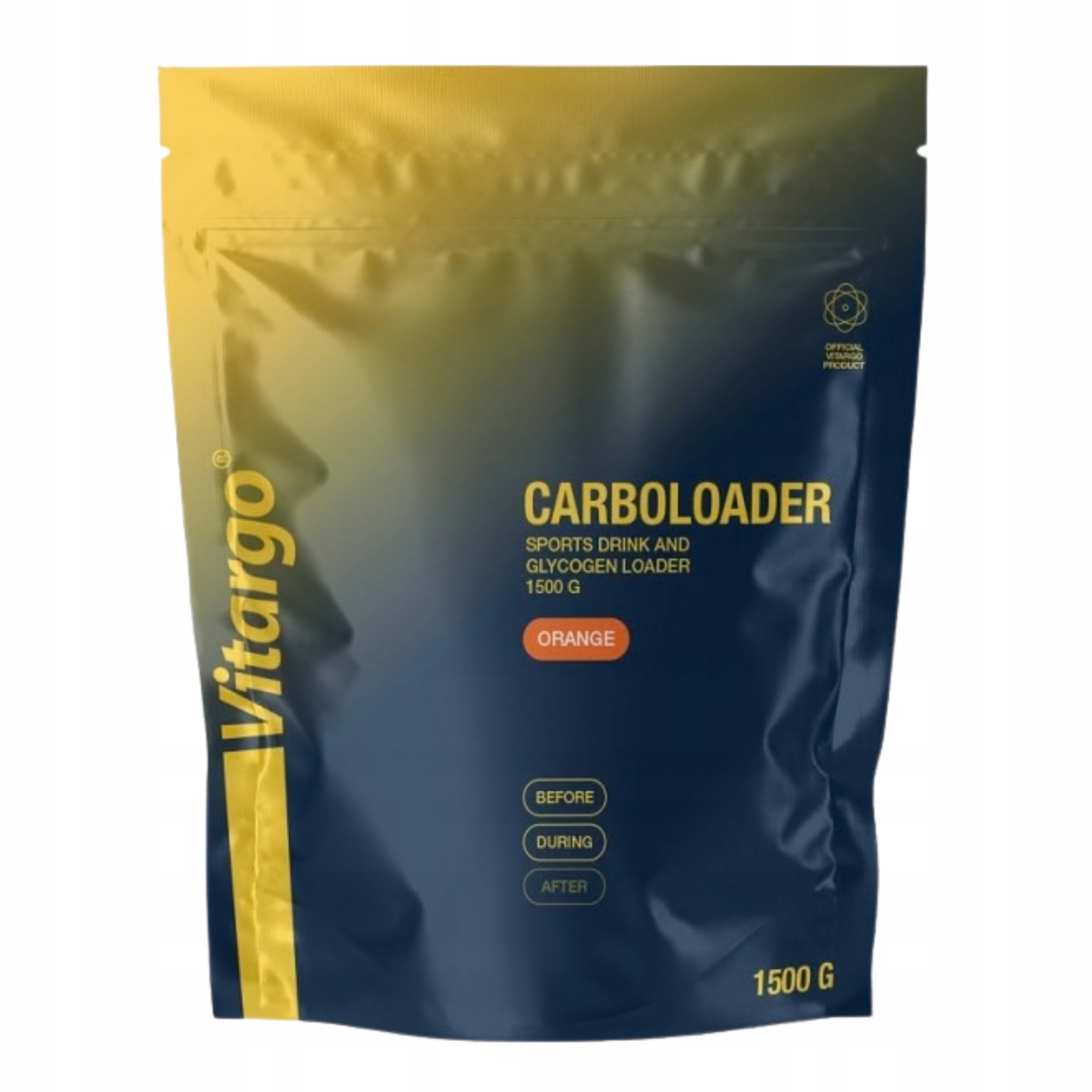 Sacharidy Vitargo Carboloader 1500 g Energie Trénink Prášek Pomeranč
