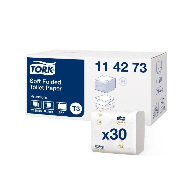 

Tork 114273 - Papier toaletowy w składce miękki T3