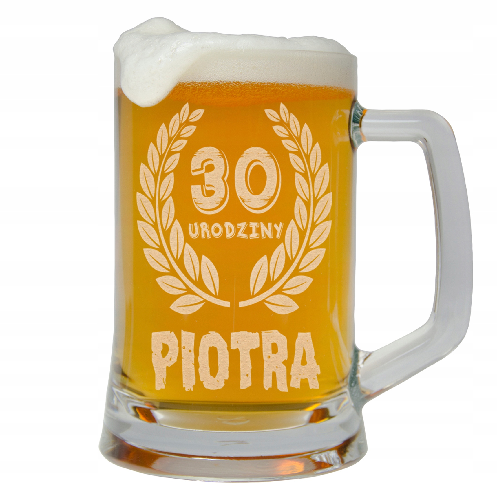

Kufel Do Piwa Z Grawerem Na Urodziny 40 50 60 Lat