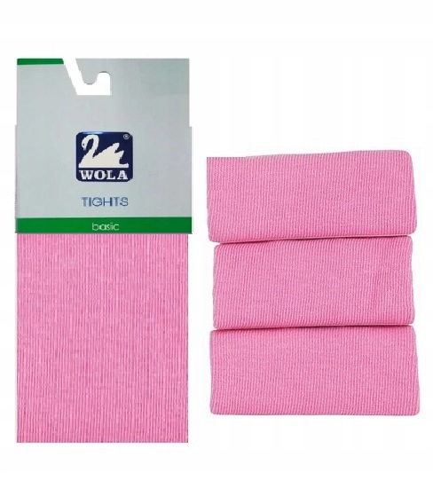 

Wola Basic Rajstopy gładkie Bawełniane 104-10 Pink