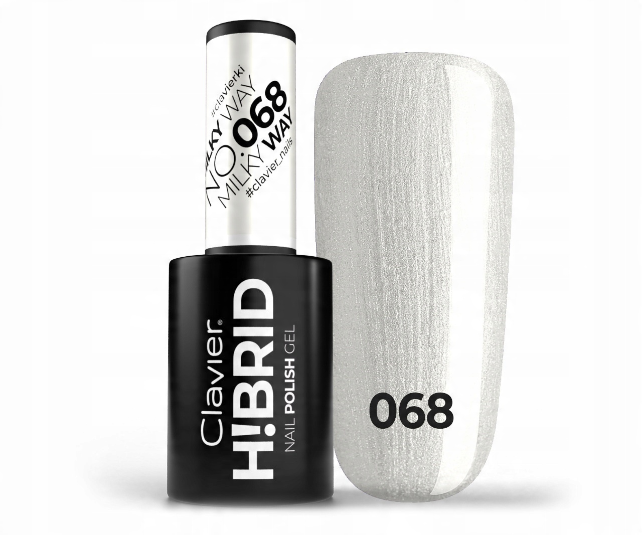 

Lakier Hybrydowy Brokatowy Clavier H!ibrid 5ML 068