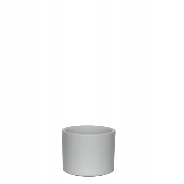 

ceramiczne okrągłe doniczki Era 10/9 jasnoszare