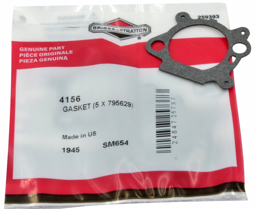 USZCZELKA GAŹNIKA FILTRA BRIGGS QUANTUM ORYGINAŁ Typ uszczelka