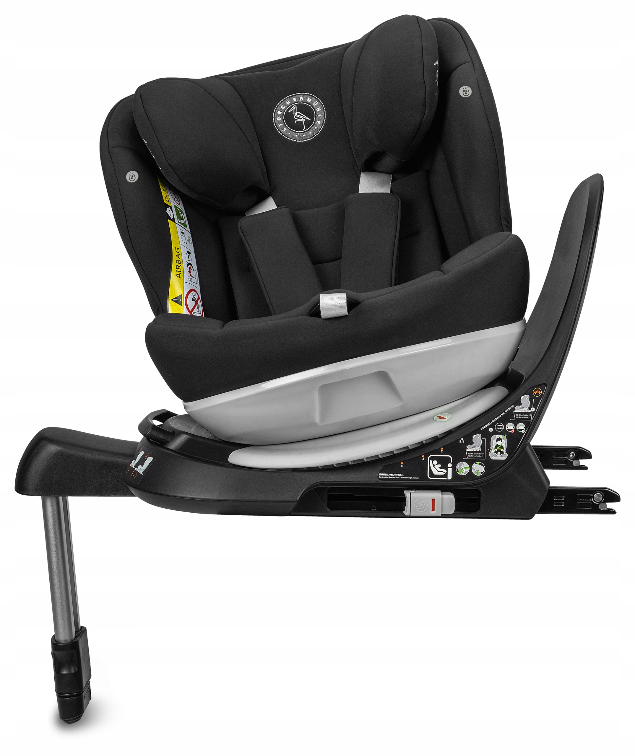 FOTELIK STM STORCHENMUHLE NIKI KID 9-36 ISIZE + LUSTERKO STM LED GRATIS Marka Storchenmühle
