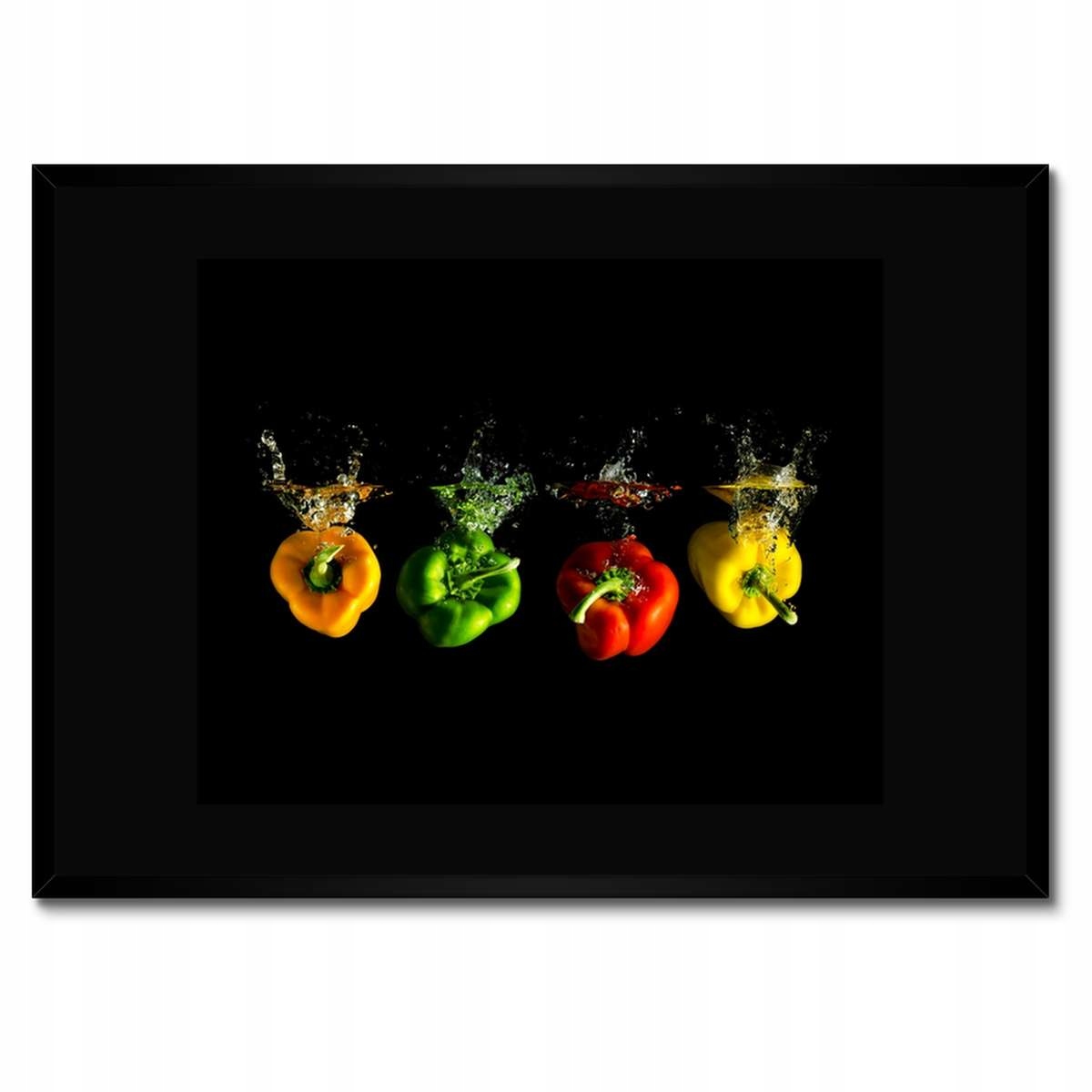 Plakáty v rámu 70x50 Paprika Papričky Voda