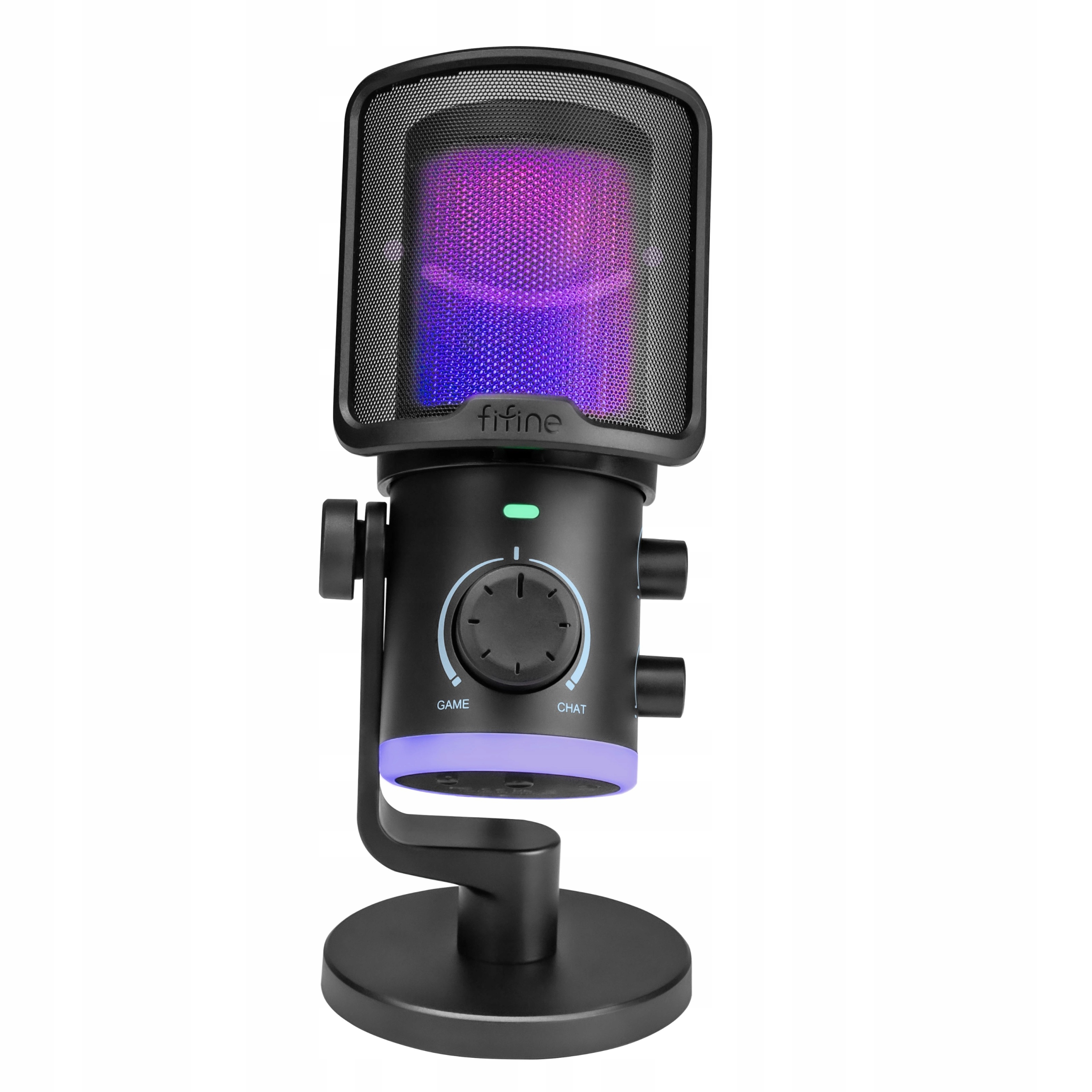 Studiový kapacitní mikrofon Fifine AM6 Usb Rgb Potlačení šumu