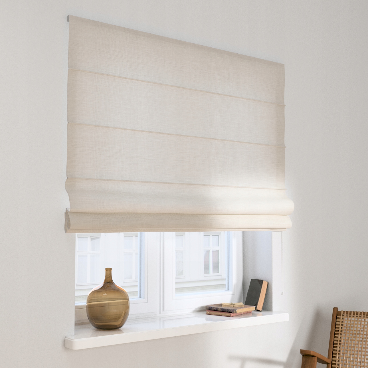 Hotová římská roleta Capri 120 x 180 cm bílá