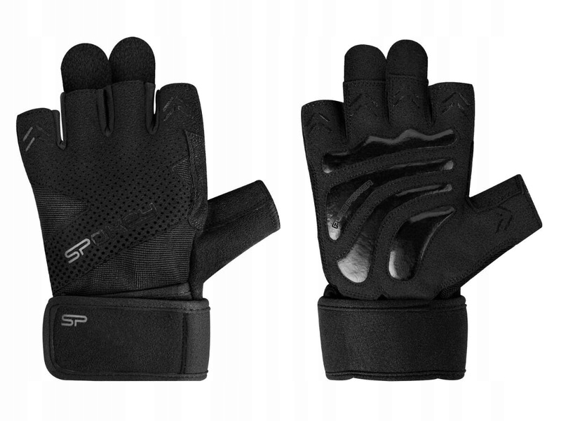 Rękawice fitness Spokey Hiker (rozmiar XL) Czarny