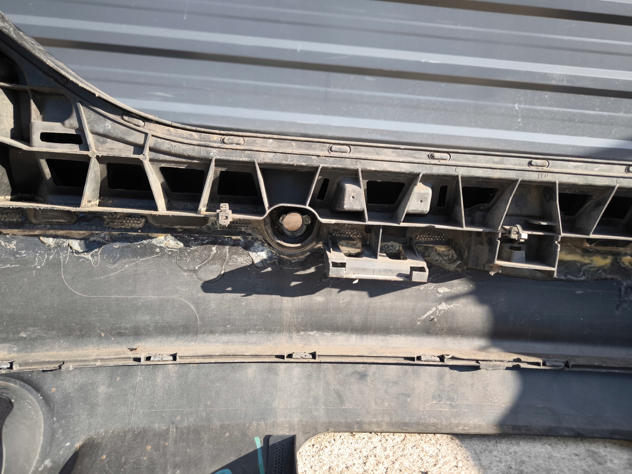 bumper rear part AUDI A6 C6 sedan PDC towing 2004-2008