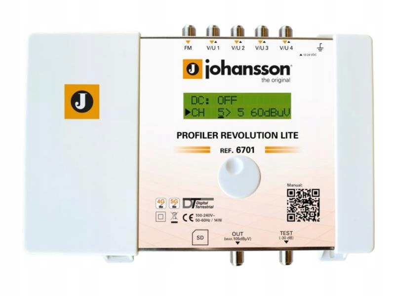 Anténní zesilovač programovatelný Johansson 6701 Profiler Lite