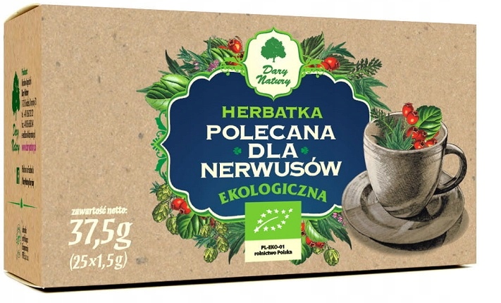 

Herbatka dla Nerwusów Eko ekspresowa Dary Natury