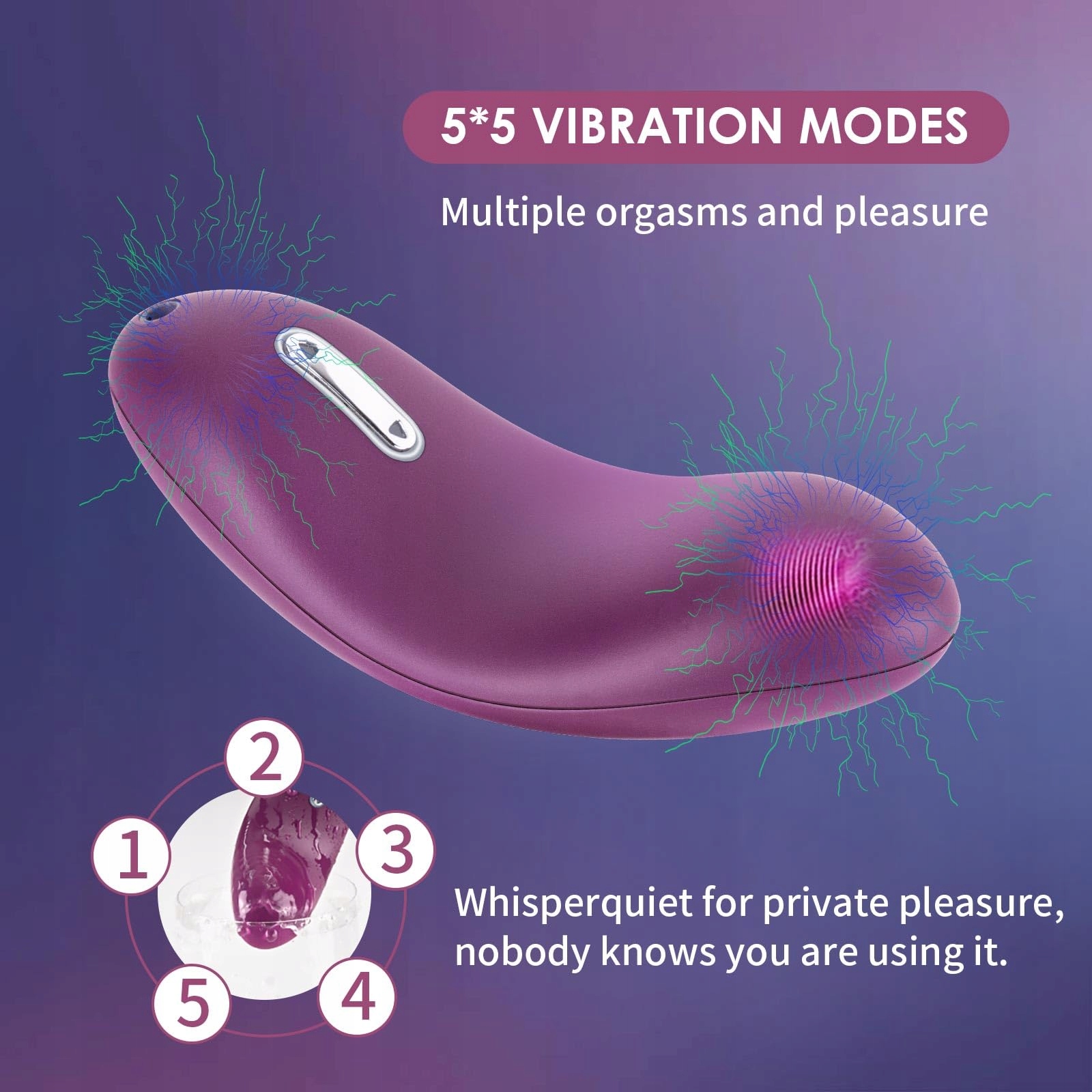 SVAKOM ECHO Wibrator Klitoris Masażer Z 25 Trybami Dla Kobiet i Par — miniatura 3