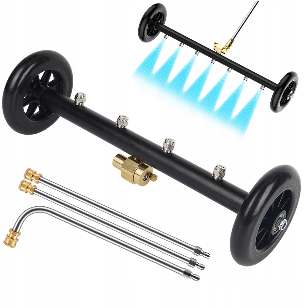 Myjka Ciśnieniowa Do Mycia Podwozia 4000PSI 4 Dysze 360° Ogród Podjazd