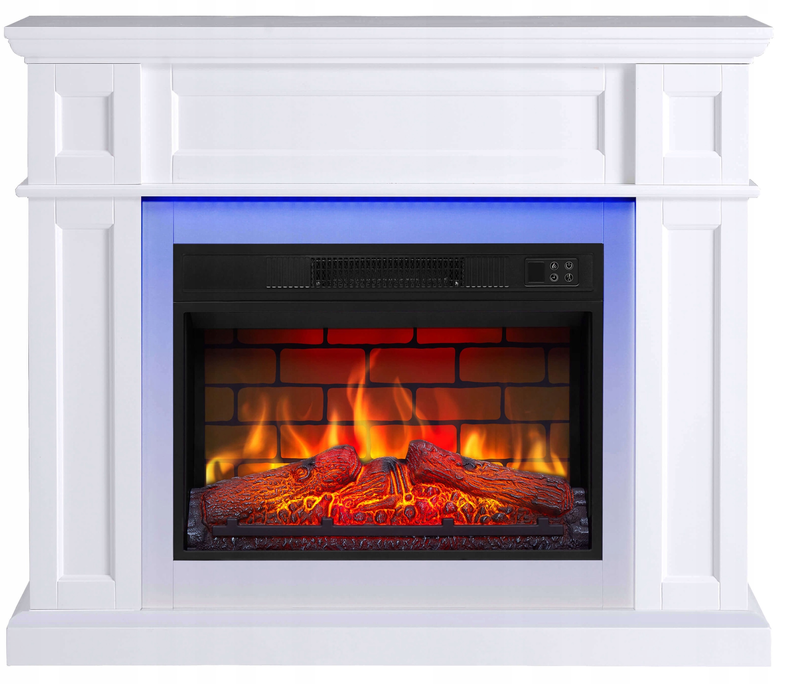 Elektrický krb ArtiFlame Linz AF23BS bílý – Zvuk, Efekt plamene, Led