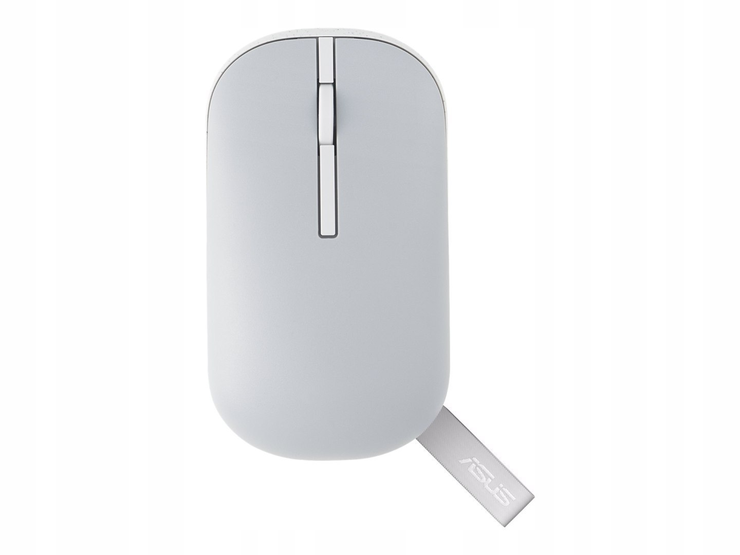 Asus Marshmallow Mouse MD100 Mouse 2.4 GHz, Bluetooth Grey