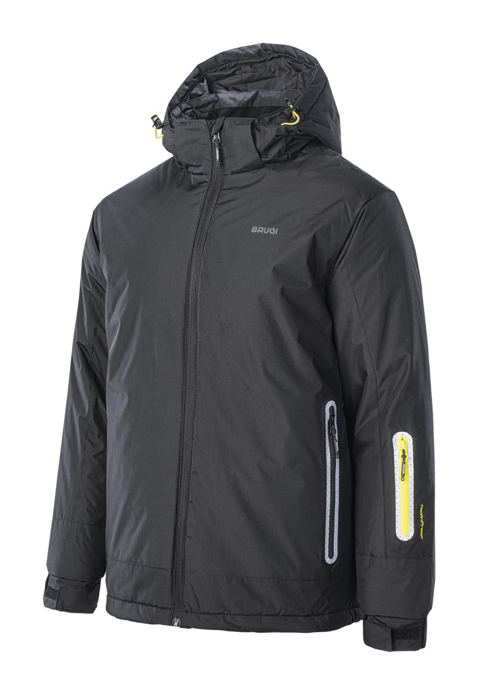 Zimní Bunda Pánská Brugi 4ARP Černá Voděodolná Větruodolná XL