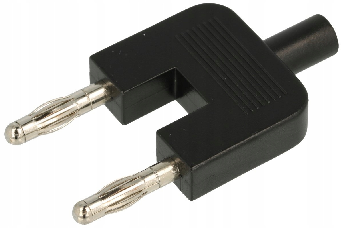 

Adapter rozgałęziacz 2x gniazdo wtyk bananowy 4mm