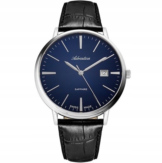 Pánské Hodinky Adriatica na řemínku A1283.5215Q Quartzové hodinky Swiss Made