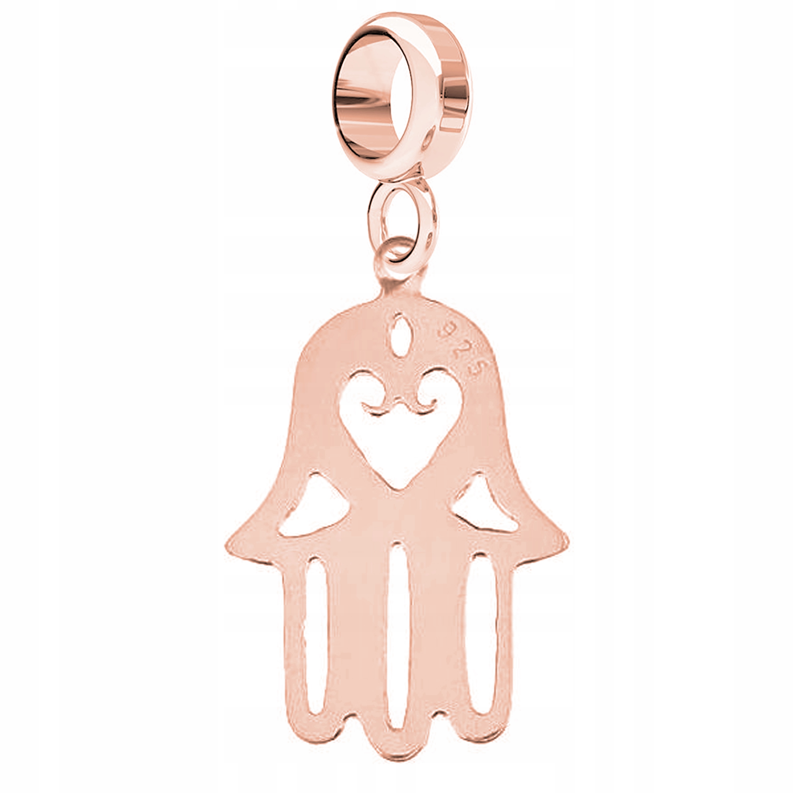 Charms Pozlacený Ruka Prozřetelnosti Dlaň Plech s dlaní Stříbro 925