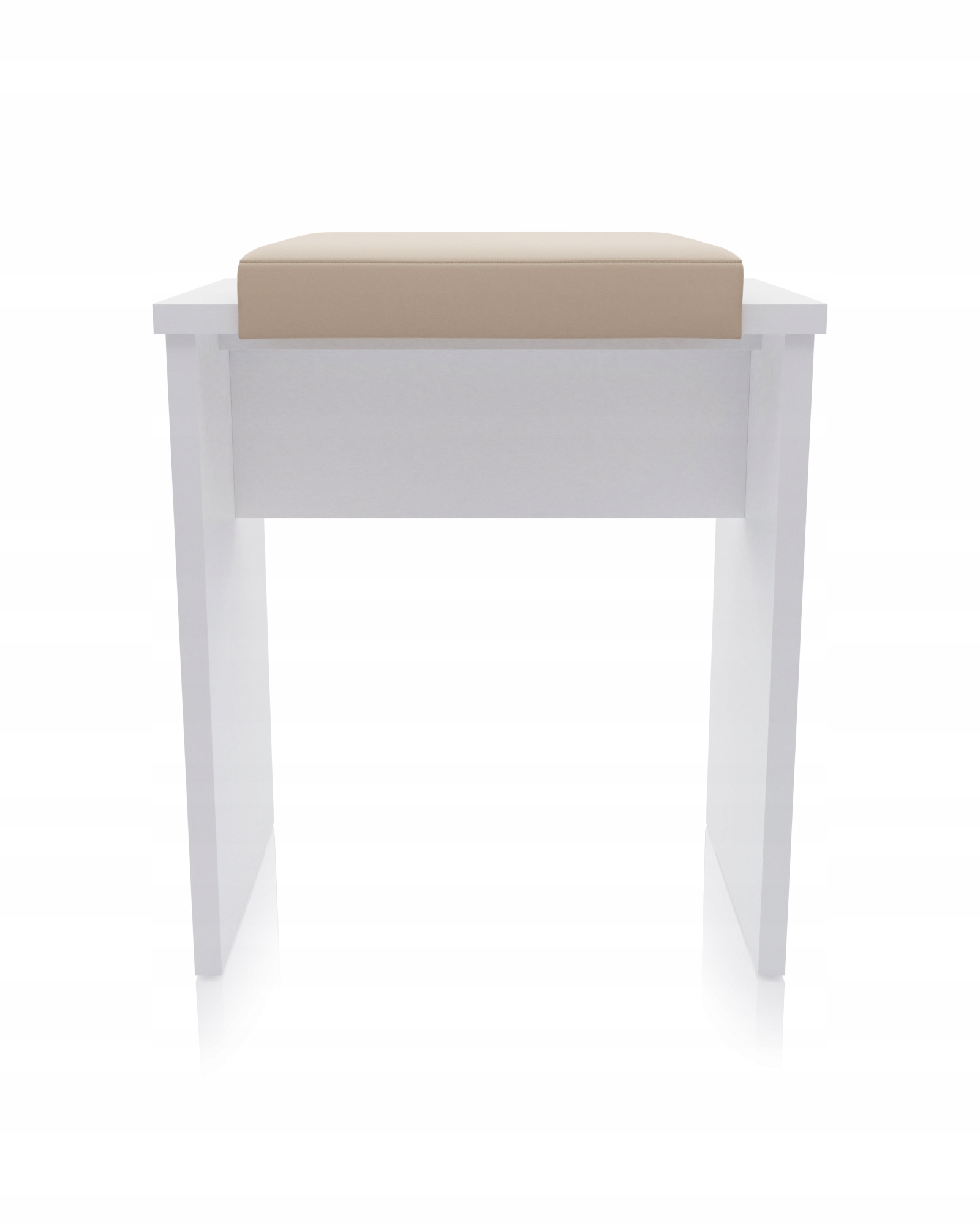 стілець простий стілець сидіння для туалетного столика білий колір меблів білий