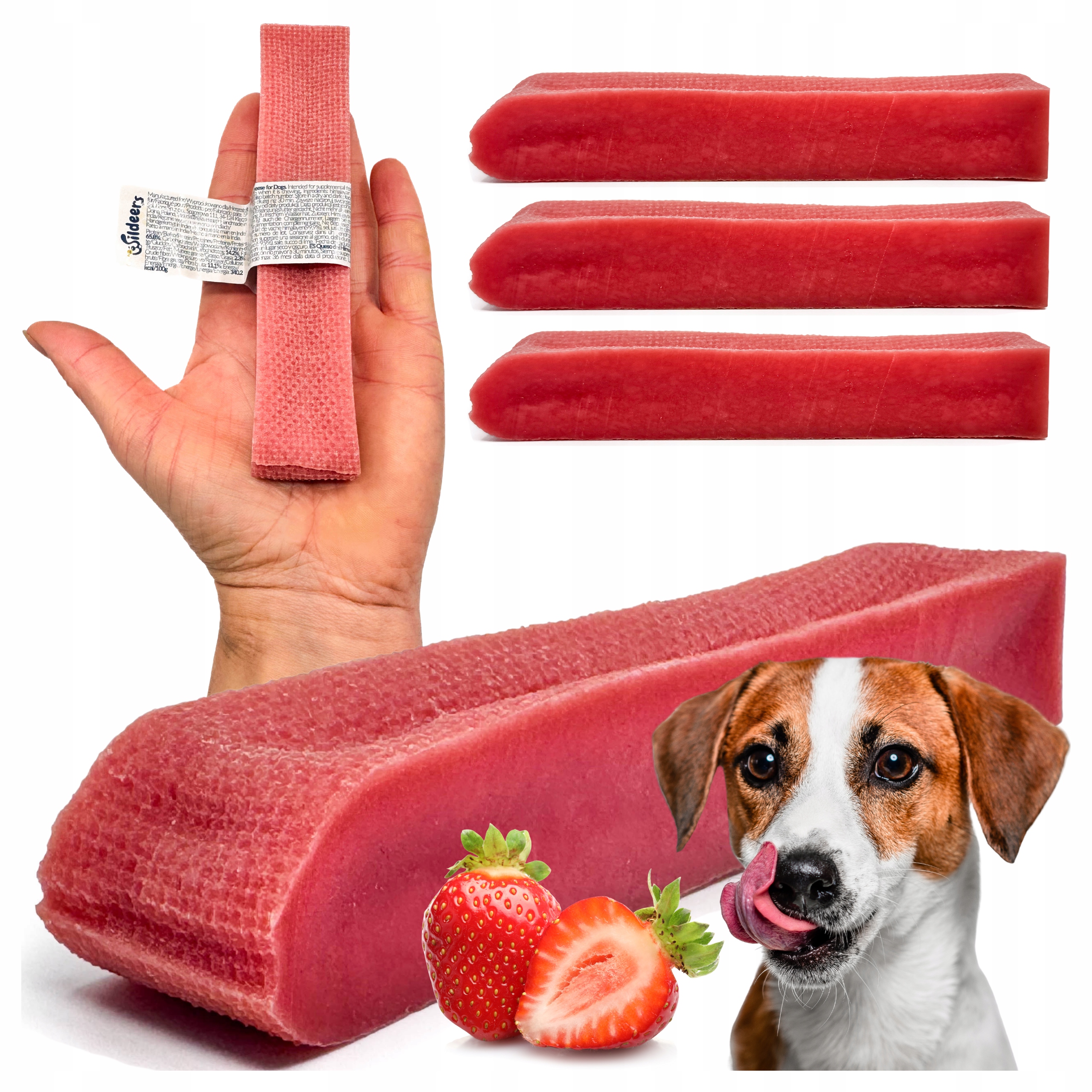 Levně Přírodní Kousátko psí pamlsek s Himalájským Sýrem Střední pes 3 ks