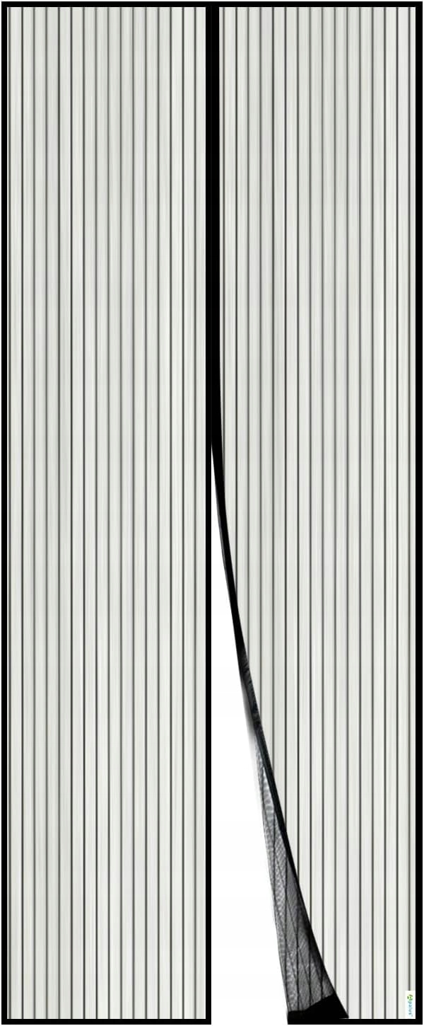 Dveře S Magnetickým Displejem Apalus 100X240 Větruodolné, Černé