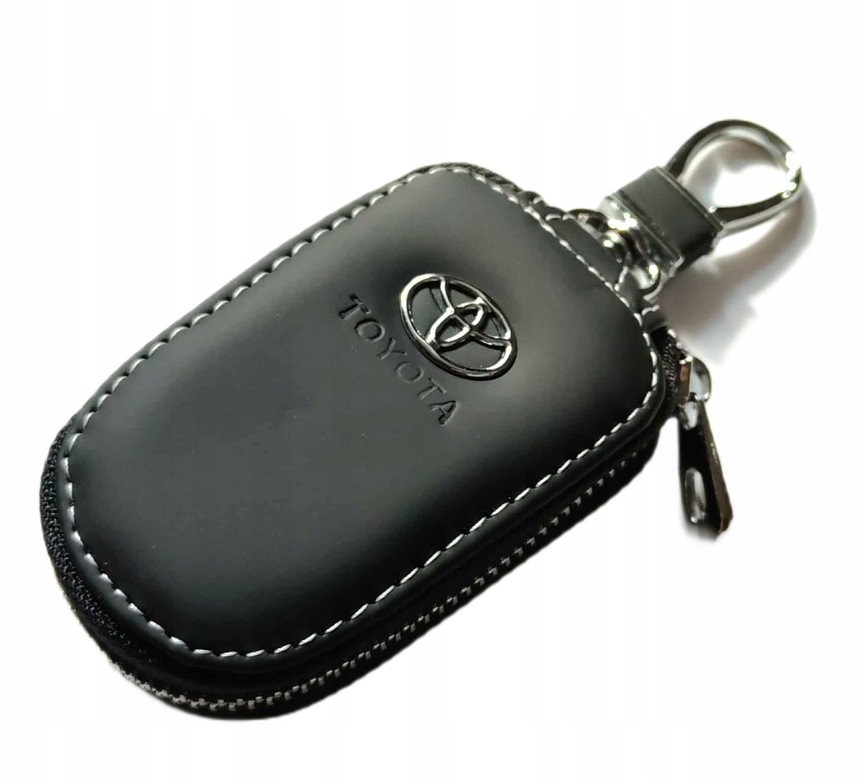 Toyota Etui Pokrowiec Skórzany Na Kluczyk Czarny Premium