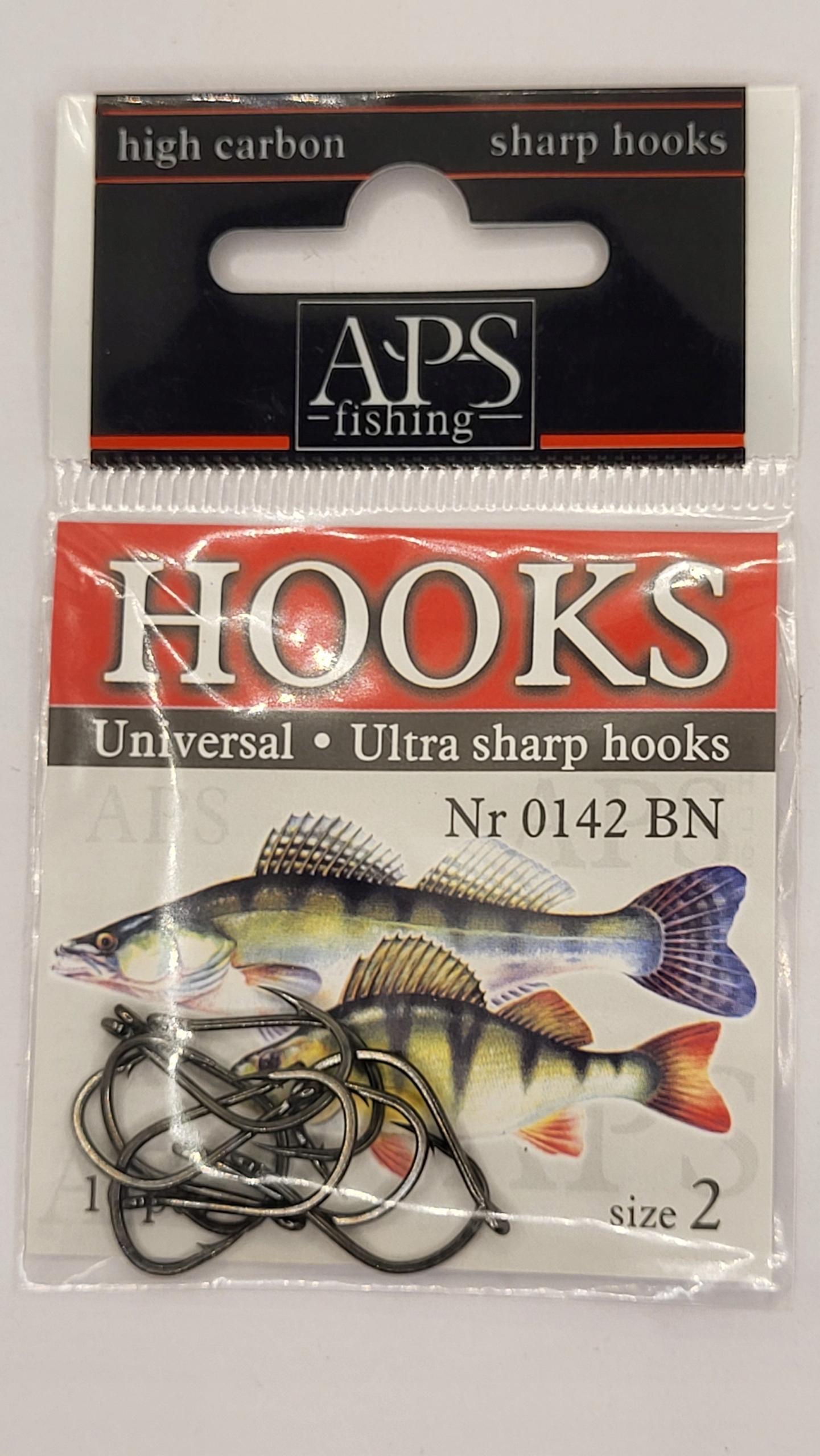 Haczyki karpiowe Aps 0142BN z oczkiem nr 2 10szt 0152BN002