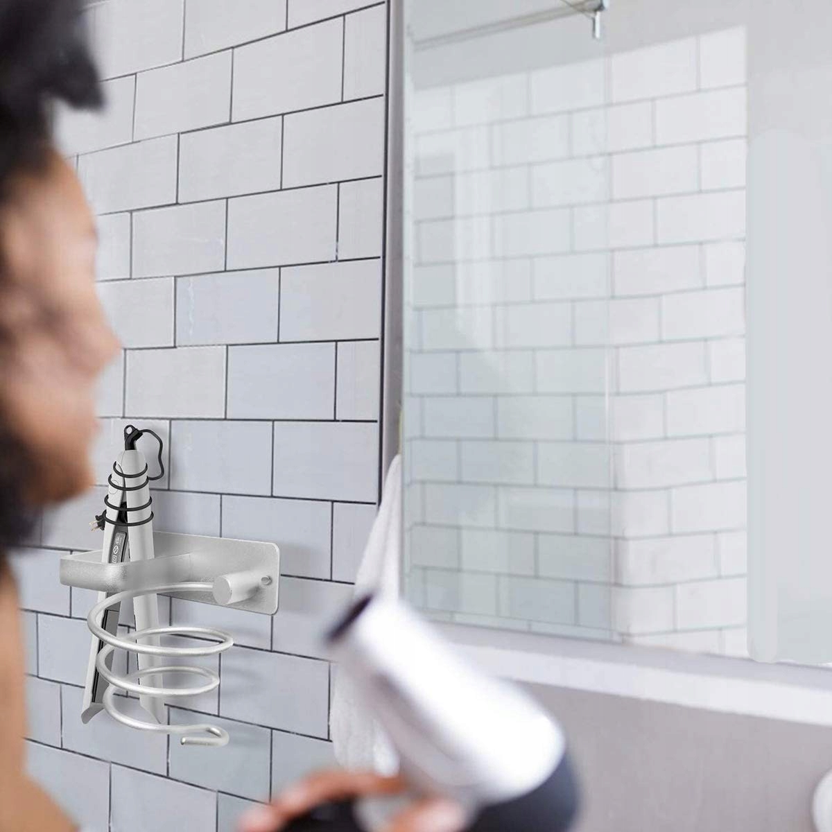 ALUMINIOWY UCHWYT NA SUSZARKĘ I PROSTOWNICE z klej EAN (GTIN) 46389885882553