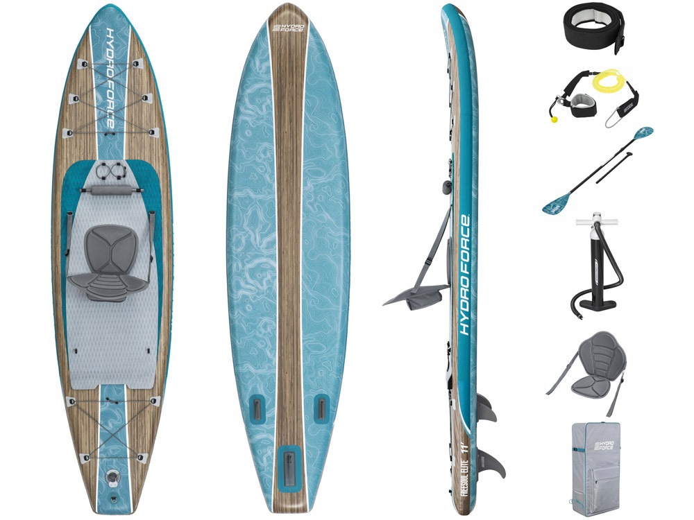 Bestway Zestaw Deska Sup z oparciem Hydro-Force 2w1 335cmx84cmx15cm 6532E