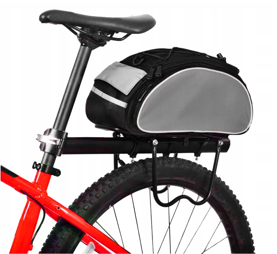 TORBA ROWEROWA NA BAGAŻNIK RAMIĘ SAKWA ROWER KUFER Rodzaj tylna