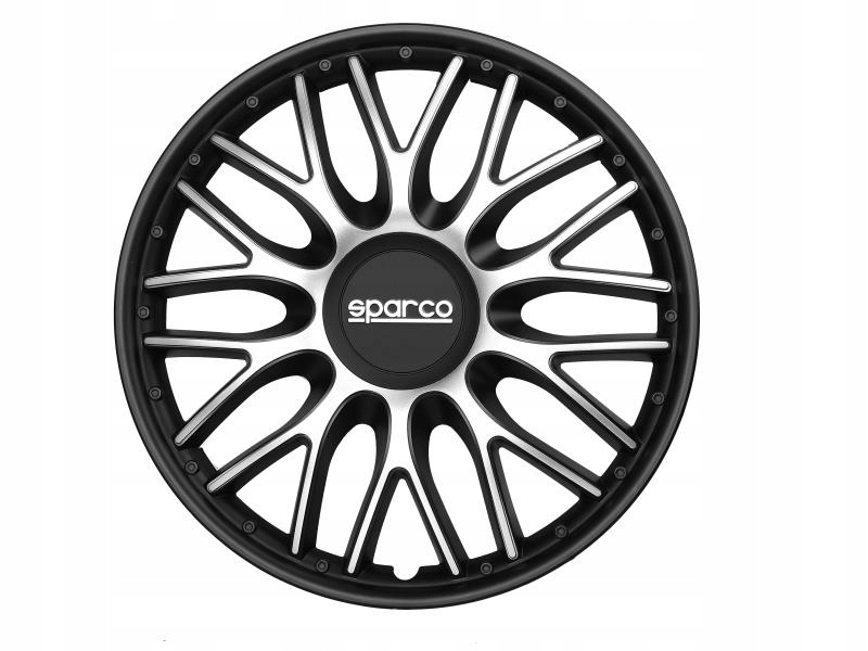 Kryty kol Sparco Roma 16", stříbrná/černá