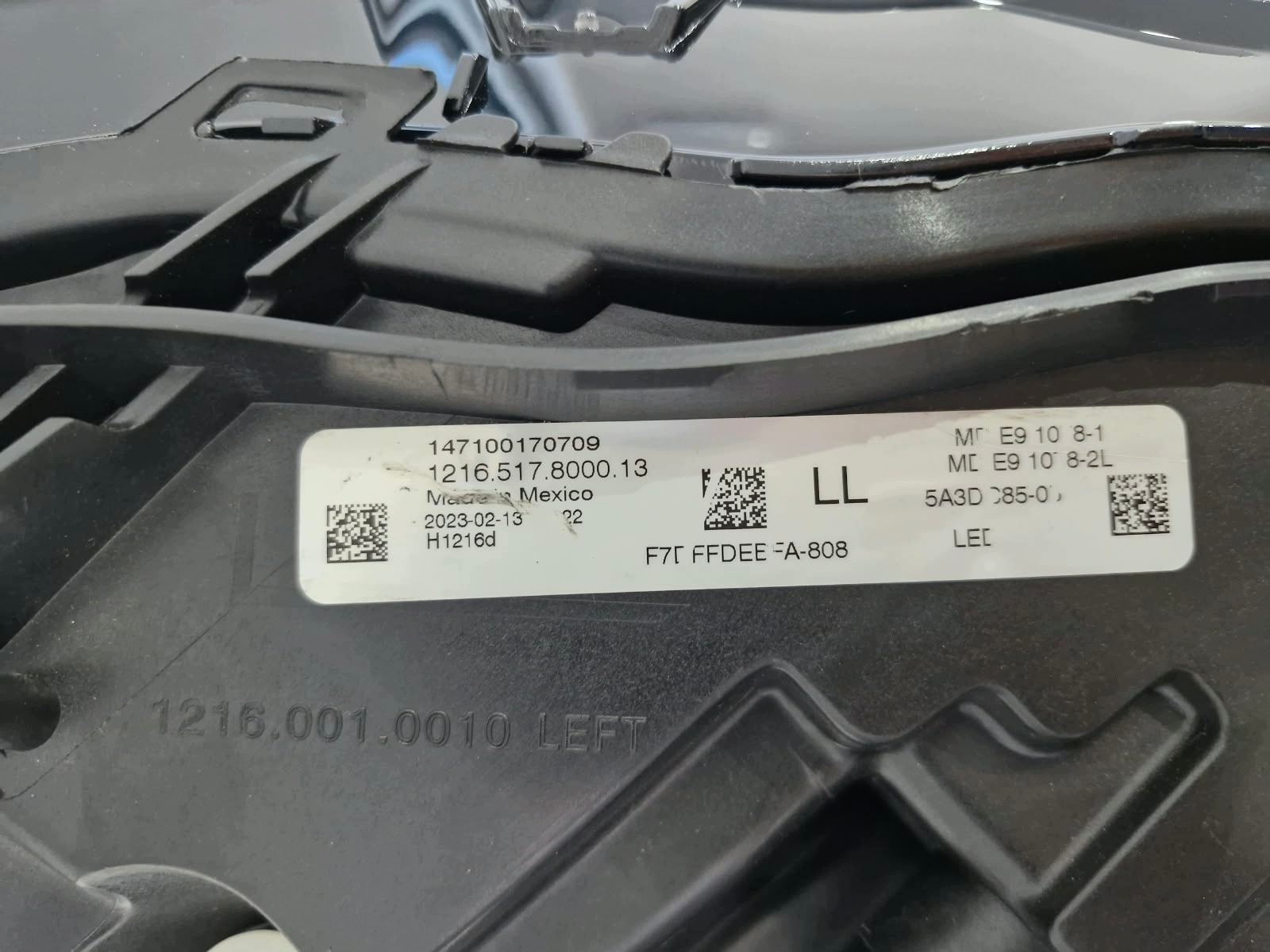 light left BMW 2 G42 FULL LED black Shadow complete