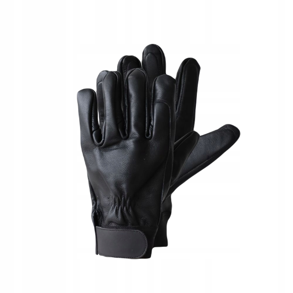 Rukavice Rs Erdben Schwarz, černé, kožené, hobby, pracovní, XL, 12 párů