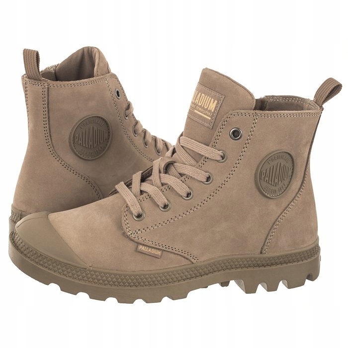 Boty Trapery Palladium Pamp Hi Zip 96440 Béžová