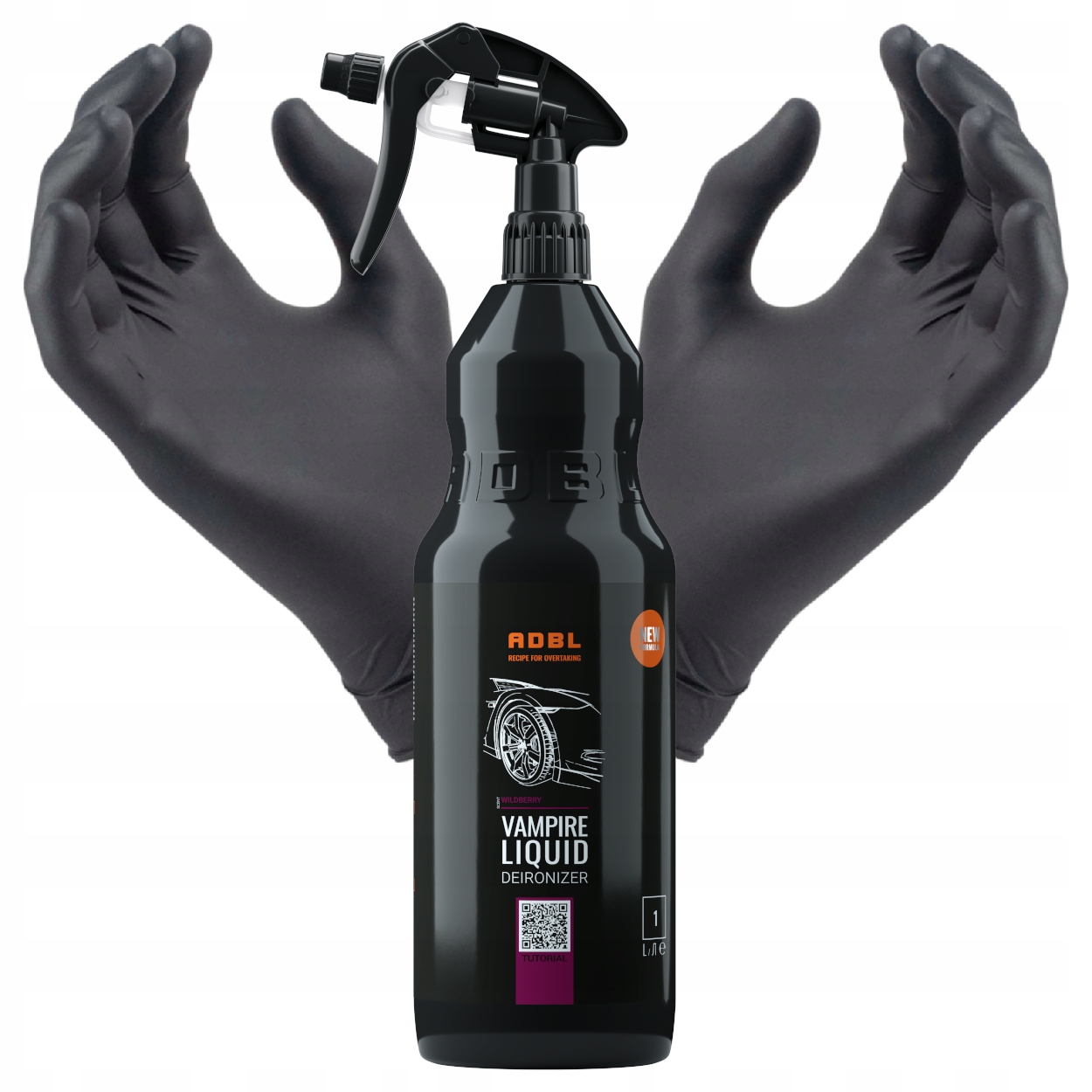 Adbl Vampire Liquid 1L Deironizer Zestaw Płyn Do Czyszczenia Felg Krwawiąca