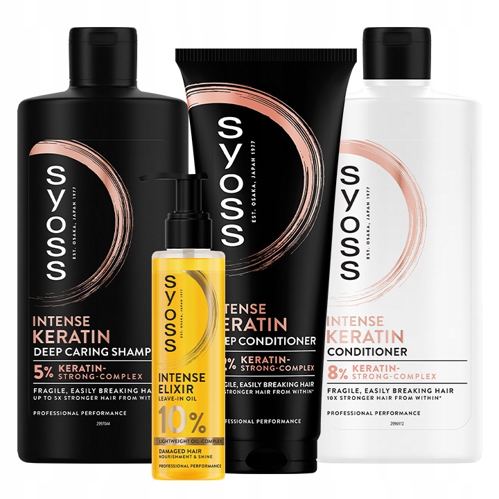 Keratin Szampon Odżywka Elixir Włosów