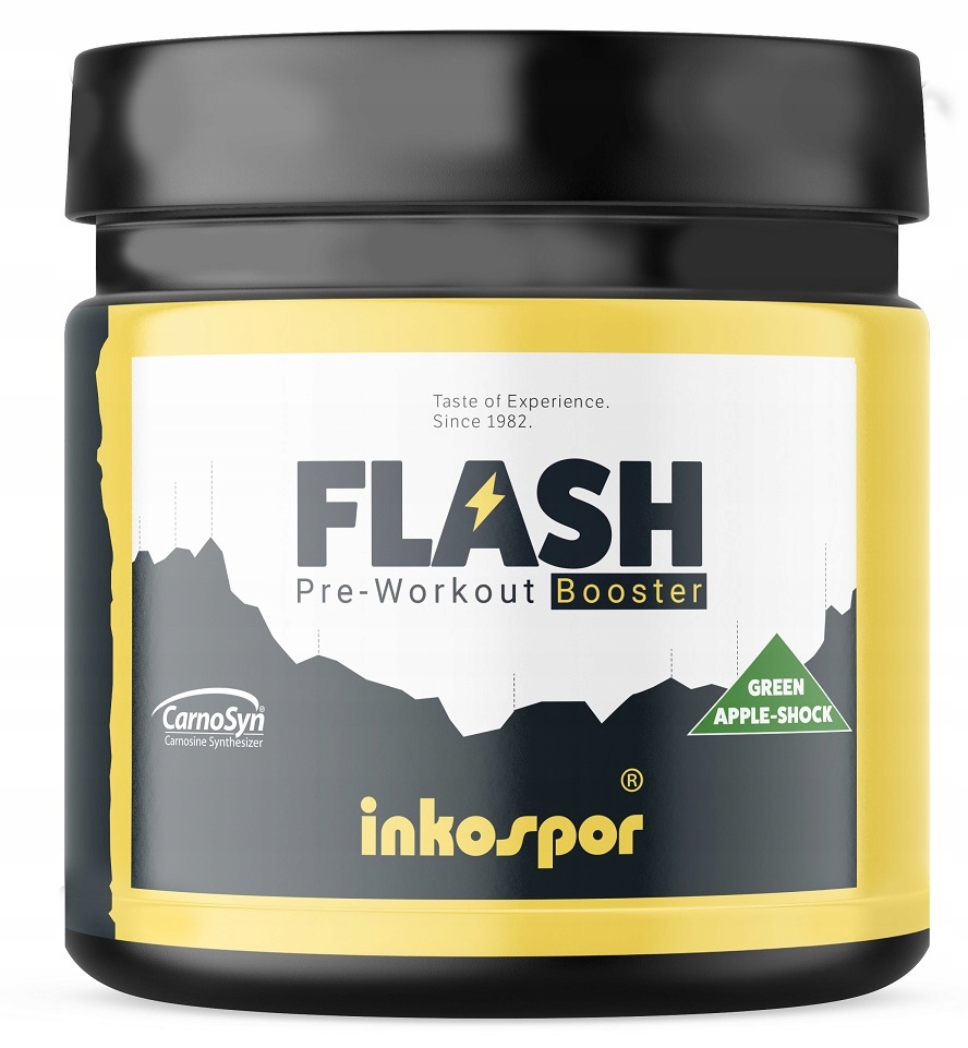 Inkospor Flash Pump Pre-Workout Booster 300 g předtréninkovka bez kofeinu