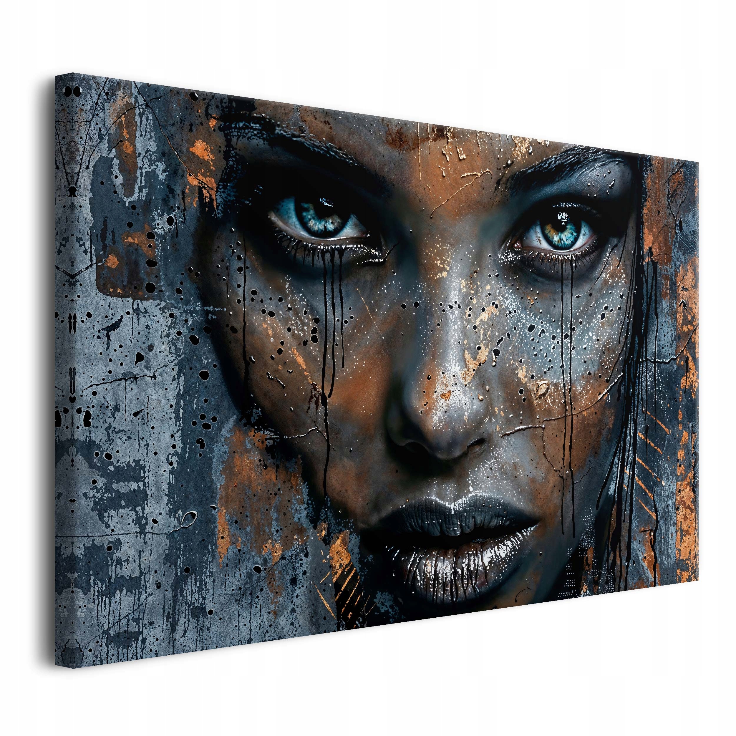 Obrazy na plátně na zeď do obývacího pokoje tvář ženy struktura 80x120 cm