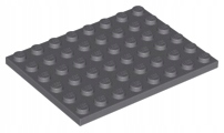 

Lego 3036 Płytka 6x8 szara ciemna 3szt