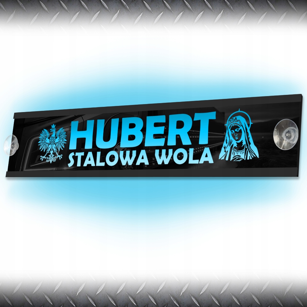 Tablica Imienna Led Tir Podświetlana dla Kierowcy do Ciężarówki Premium XL