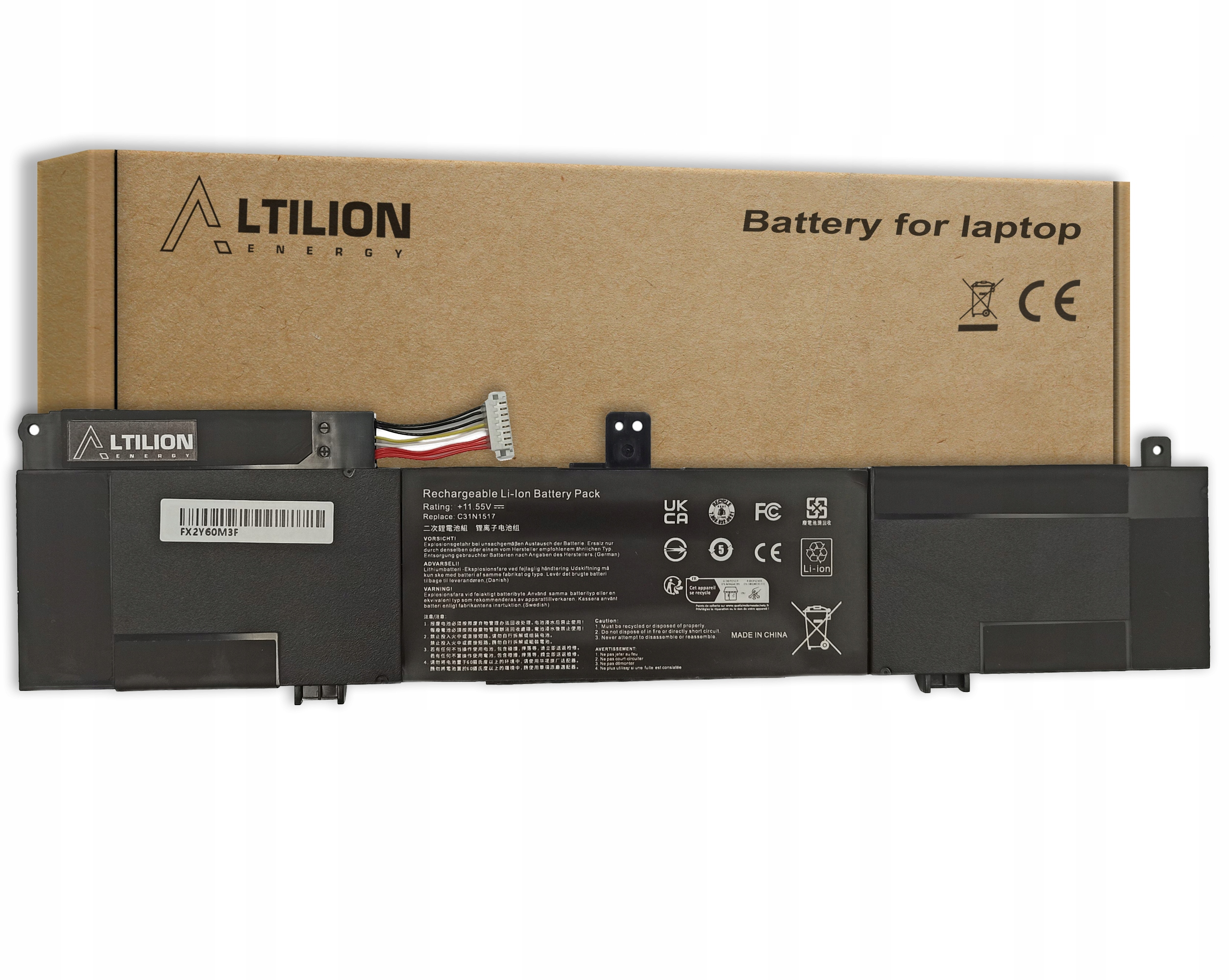 Bateria Altilion Energy C31N1517 kompatybilna z Asus