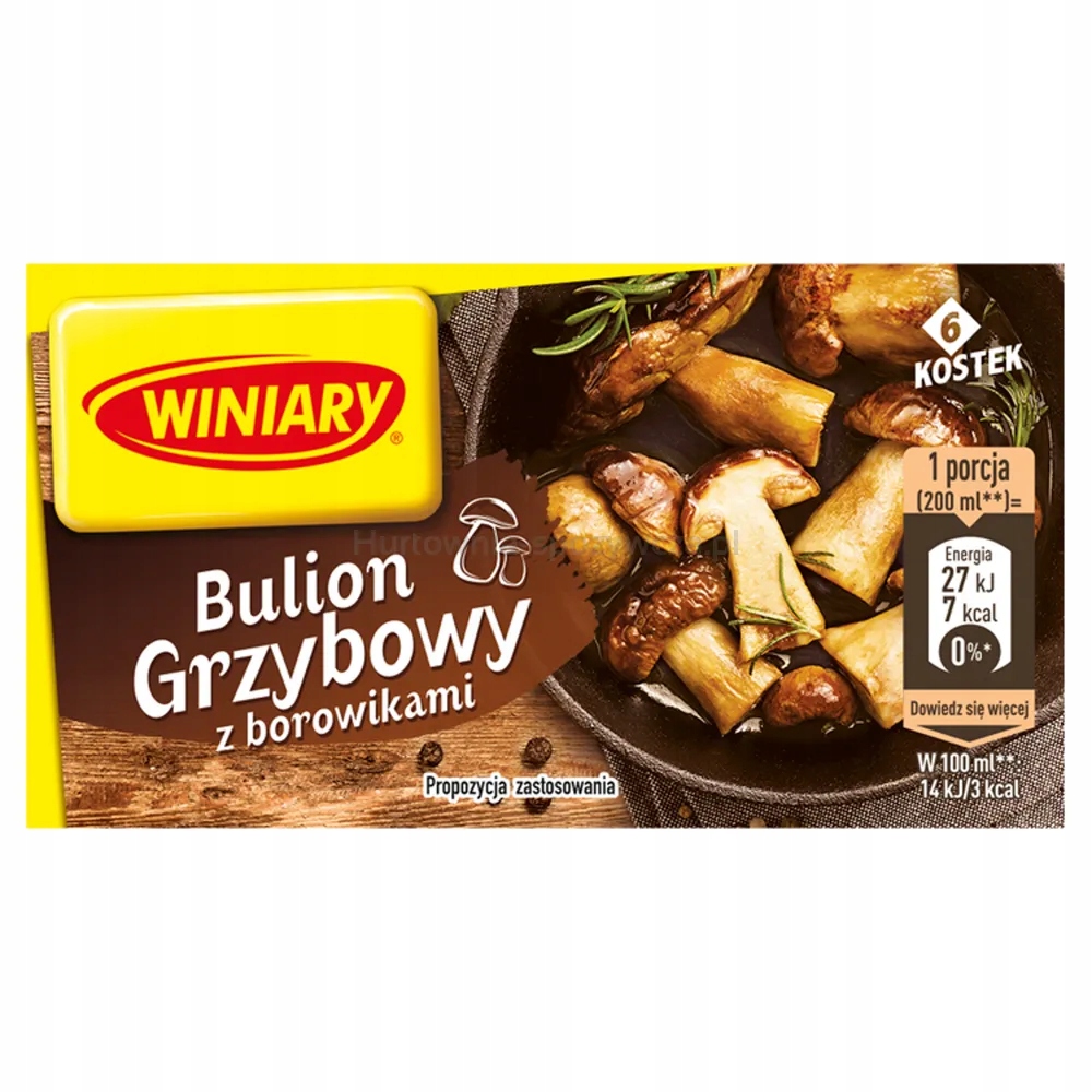 Winiary Houbový vývar s hříbky 60 g (6 kostek)