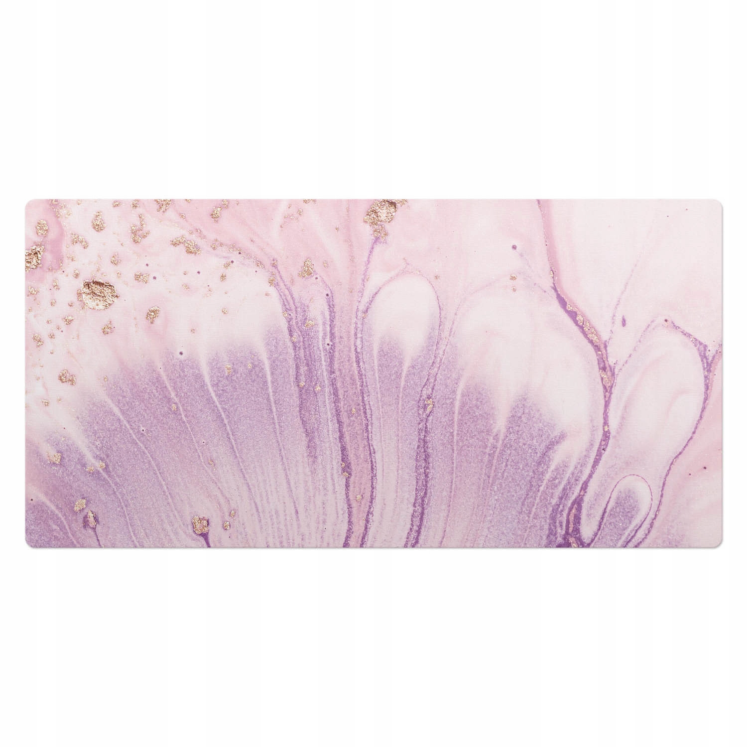 Ochranná podložka na psací stůl do kanceláře Vzor květin v mramorovém stylu 100 x 50 cm